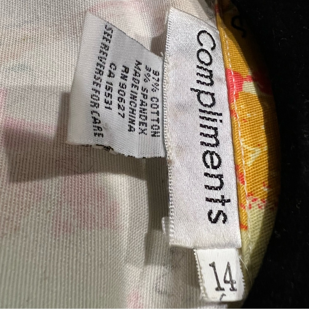 Spring Compliments Floral Button Up Jacket Size 14 - image 7